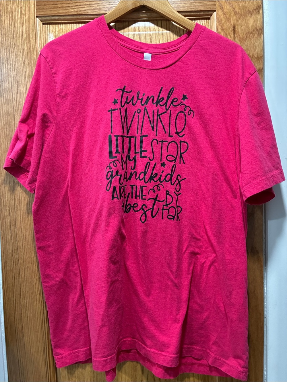 Bella Canvas Hot Pink 'Best Grandkids' Graphic Tee